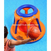 Custom pvc material Basketball Hoop type Shootball Inflatable Fun Swimming Pool Fun Floating Basketball GameToy