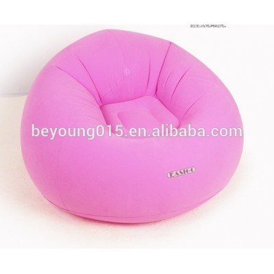 hot pink inflatable bean bag chairs/lazy inflatable round chair