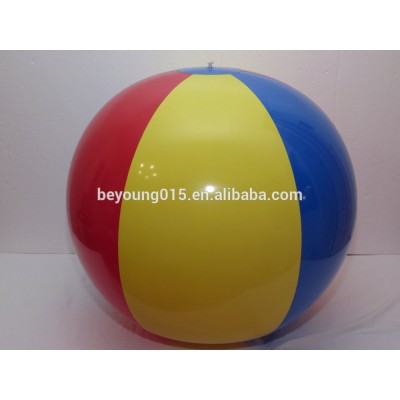 48" 3 color inflatable jumbo beach ball for promotion