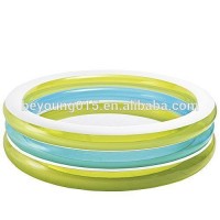 Intex Swim Center transparent See-Through clear Inflatable round swimming pool 3 ring swimming pool