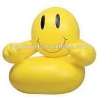 Cheap pvc funny inflatable smile chair for kids